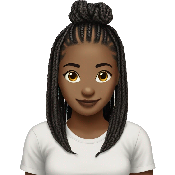 box braids emoji