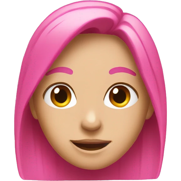 Pink  emoji