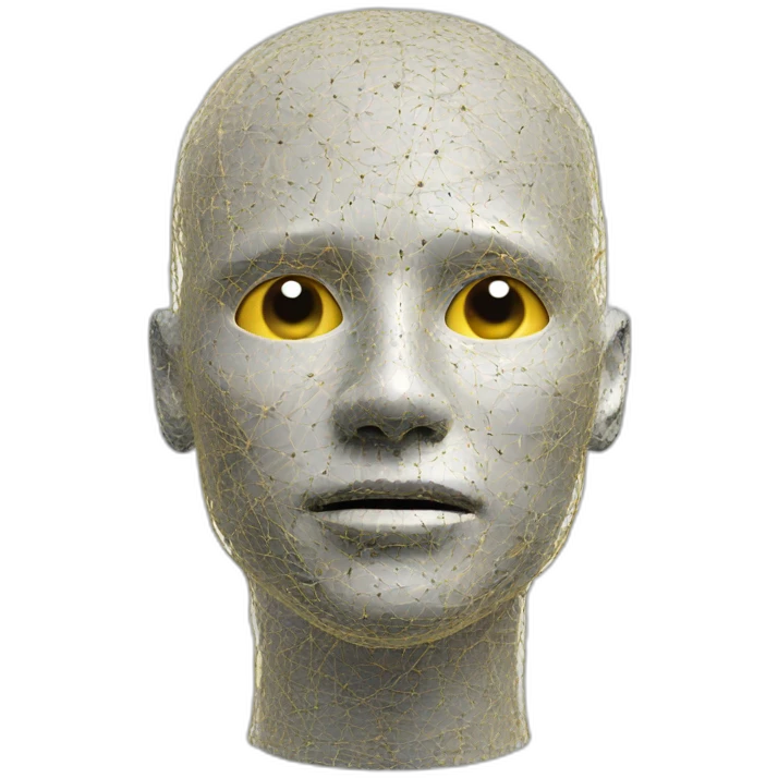 artificial intellegence neural network abstract emoji