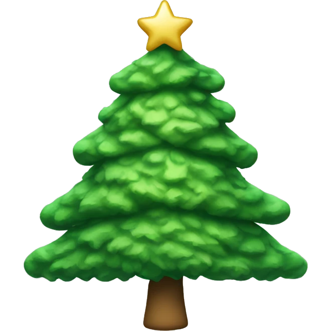 Green Christmas tree emoji