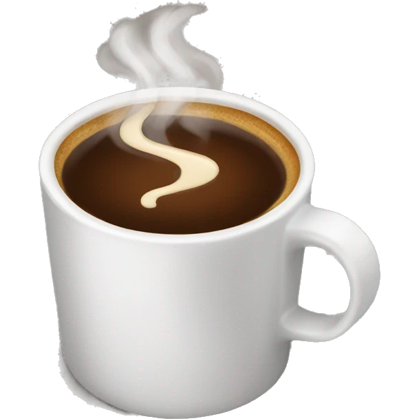 Hot coffee emoji