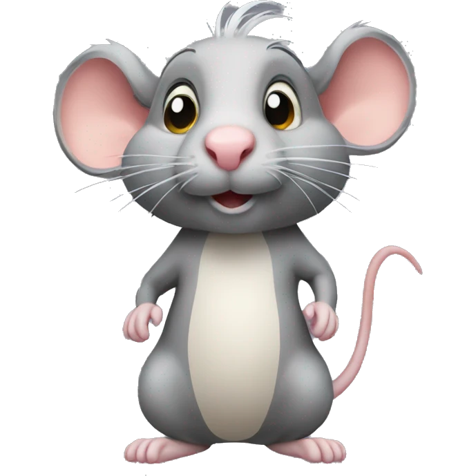 standing tall rat emoji