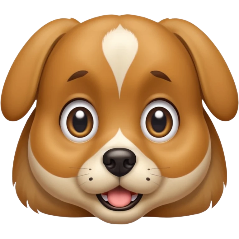 Un chien s'étonne  emoji
