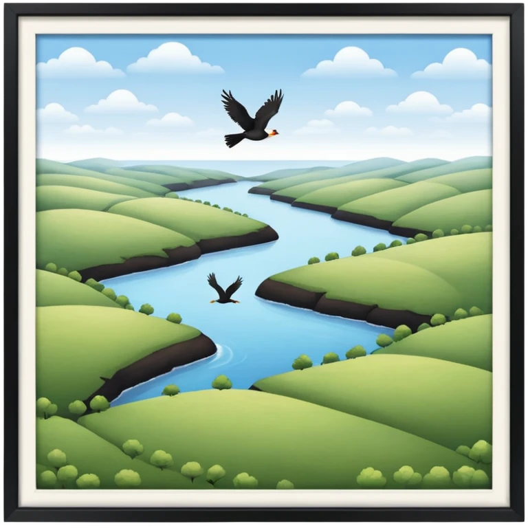 Camera angle: slightly elevated top-down view with a gentle bird’s-eye perspective (about 15–20°), identical perspective and scale emoji