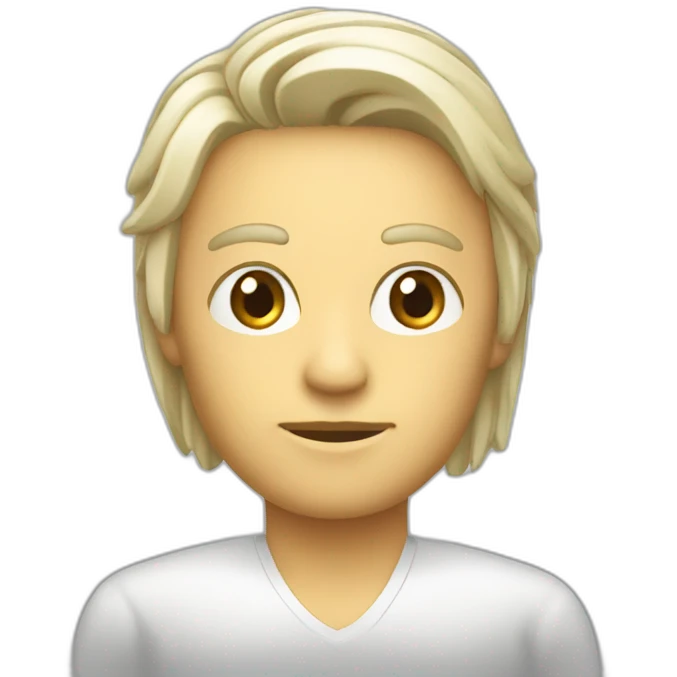 Computadora con grafico emoji