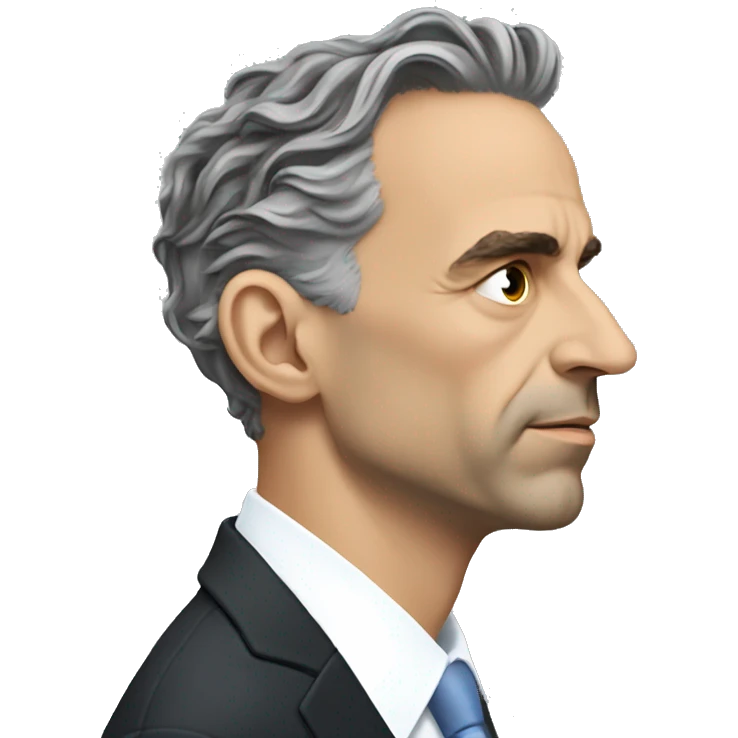 Jordan B. peterson side view emoji