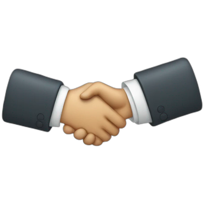 hand shake emoji