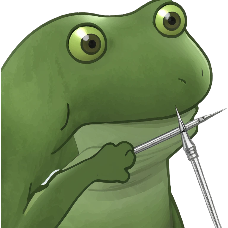 Metal needle emoji