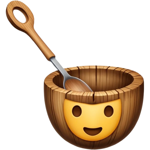 Una cuchara quemada emoji