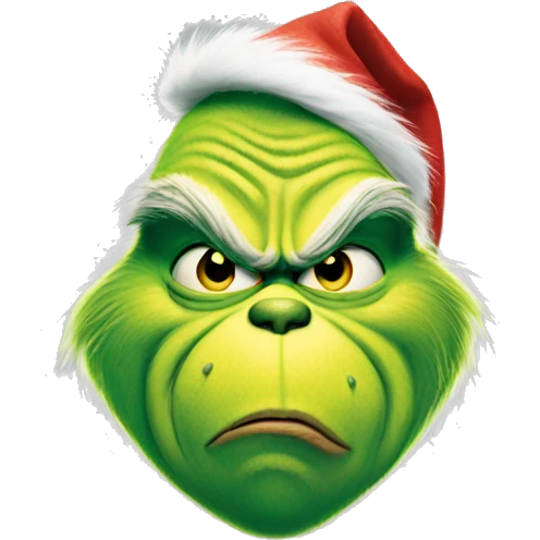 The grinch emoji