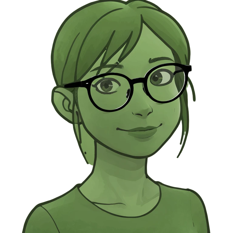 Nerdy girl emoji