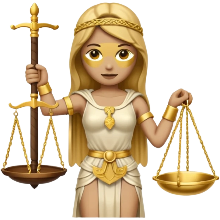 I want you to generate me a set of emojis about law, for example lady justice, a gavel and scales emoji