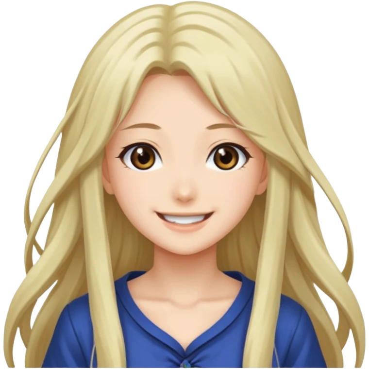 A very beautiful anime girl in hentai style, no porn or erotica. emoji