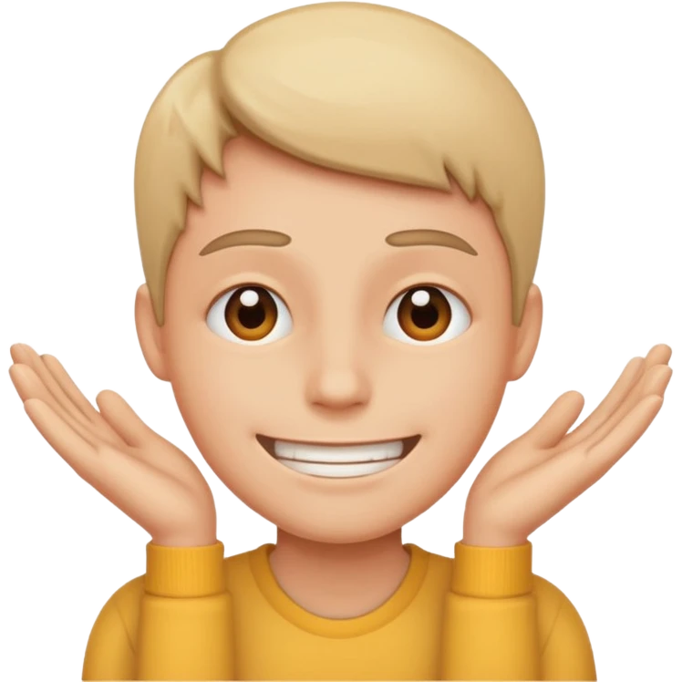 Stressed smile emoji
