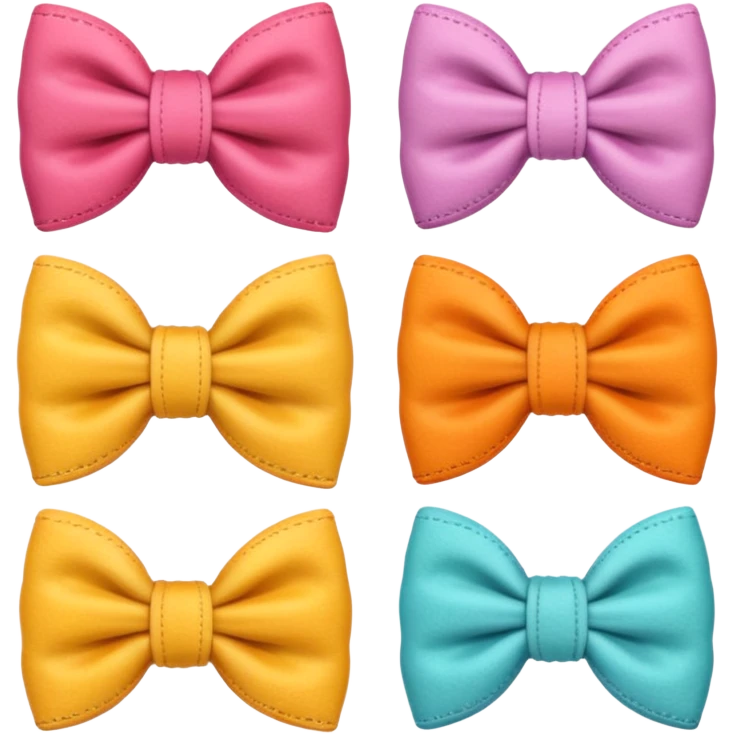 Cozy things with bows emoji