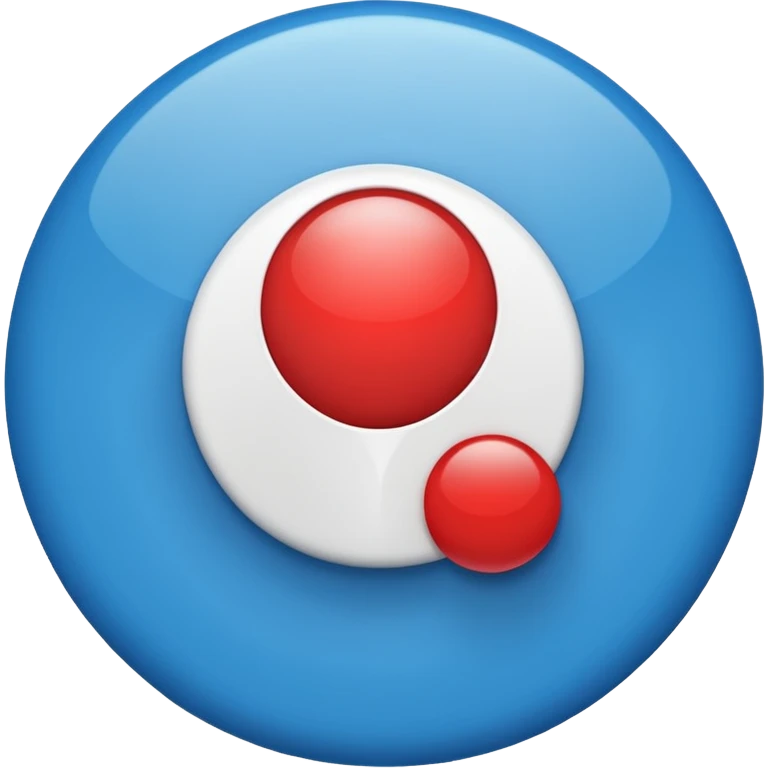 Emoji-style “No Internet” icon, blue Wi-Fi symbol, bottom-right small red circle with white X (close icon), glossy 3D emoji look, clean vector, transparent background. emoji