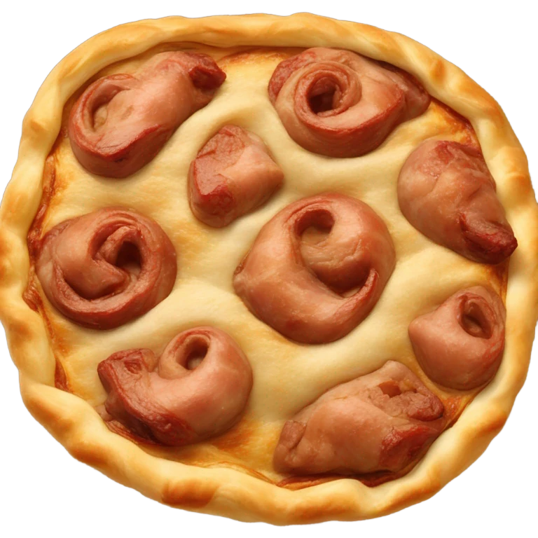 Burek with meat emoji