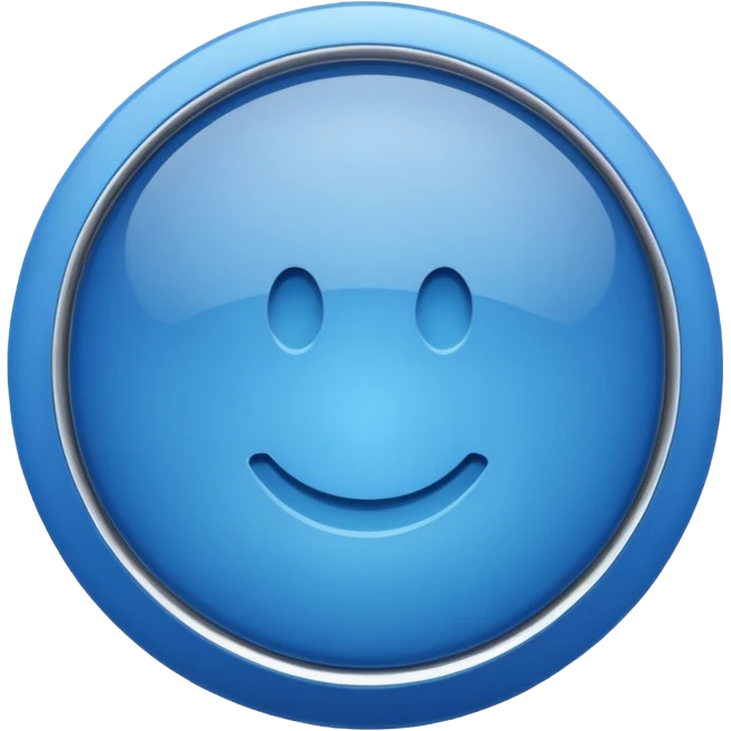 BLUE BUTTON emoji