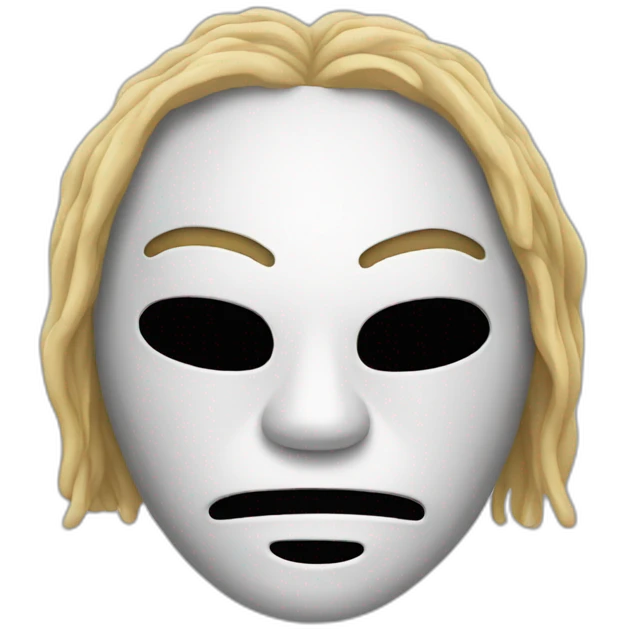 Scary movie mask emoji