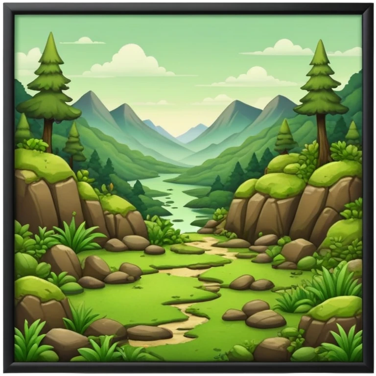 Green-brown-mossy-dusky-dull-bootcamp-aesthetic-scenic-scenery-Decoration emoji