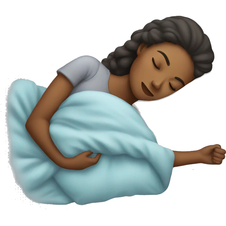 Woman sleeping emoji