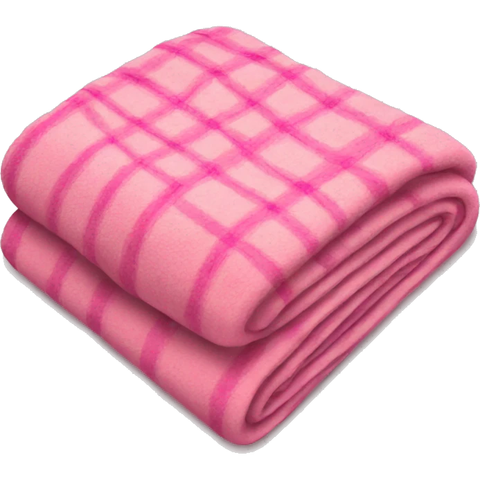 Pink blanket with design emoji