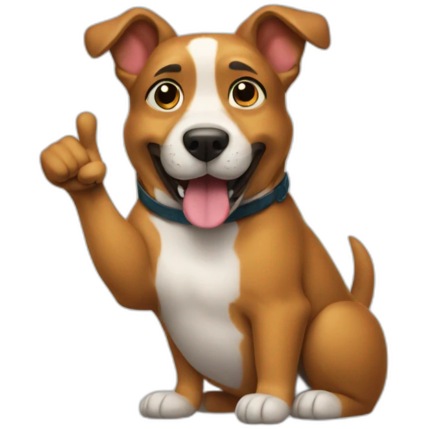 dog thumbs up emoji