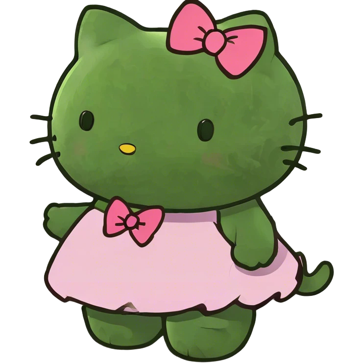 Fat hello kitty emoji