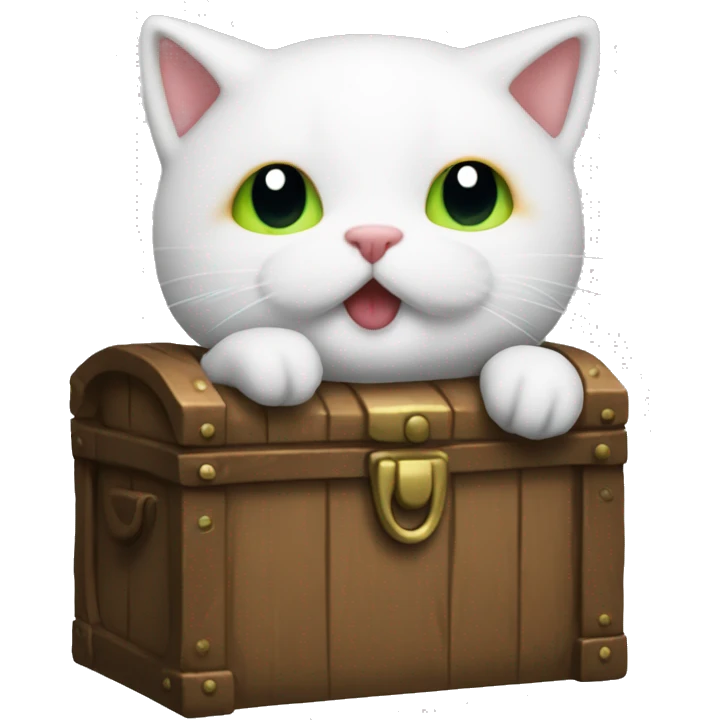 Sprunki cat chest pice white  emoji