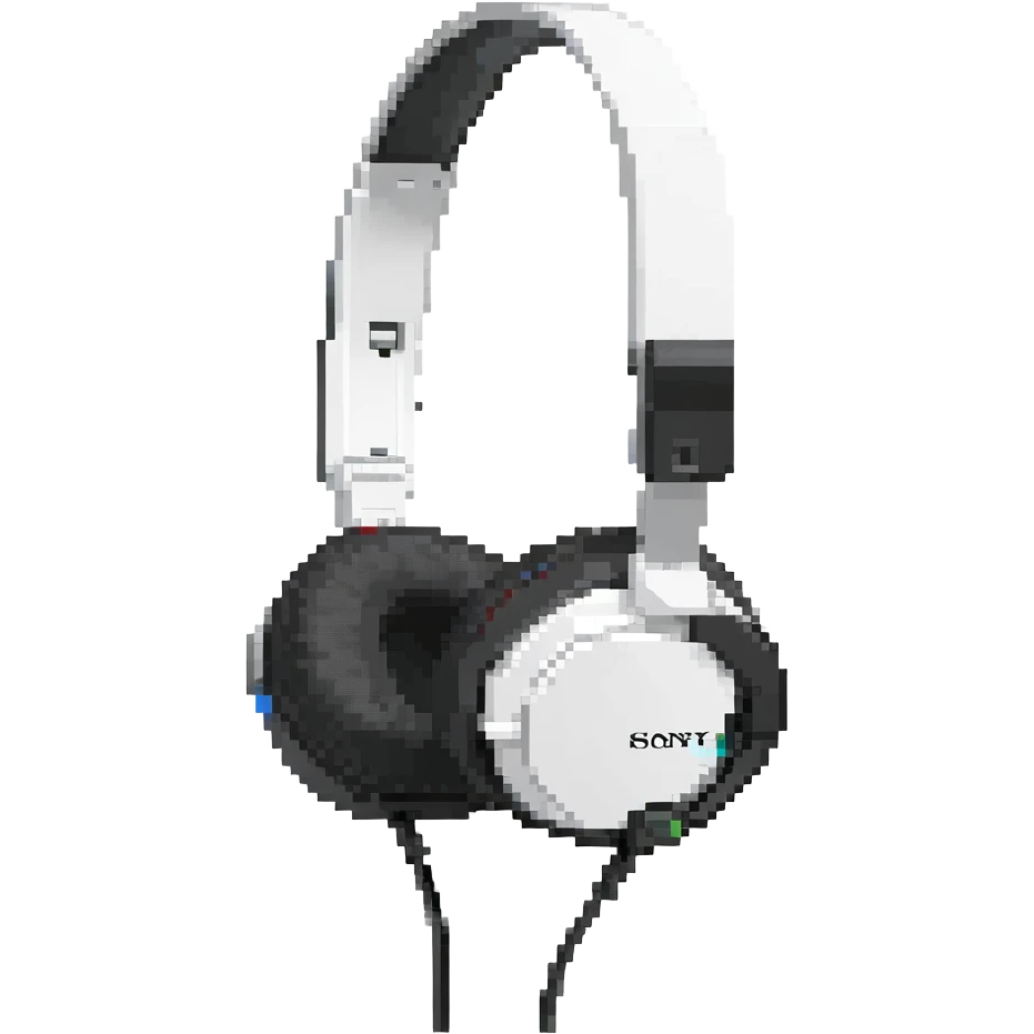 полноразмерные наушники Sony белые, no background emoji