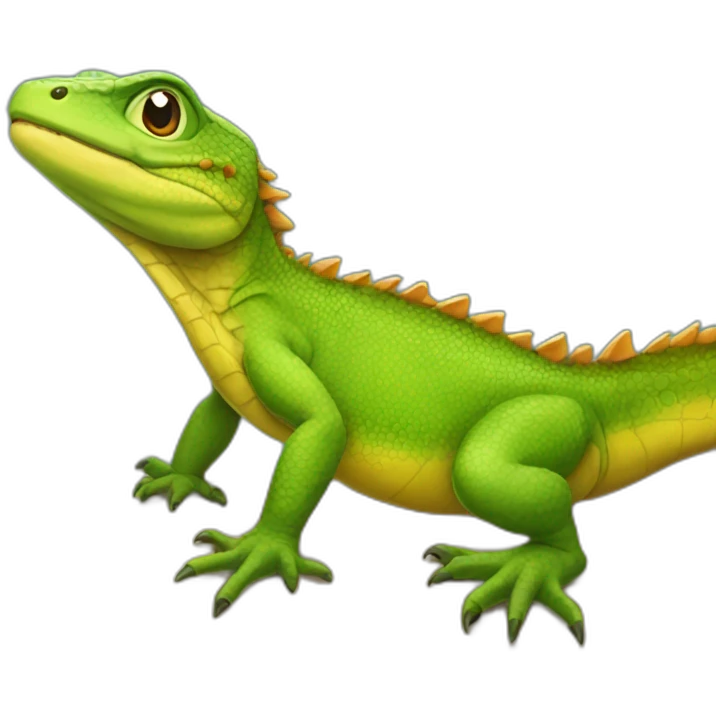 Lezard sur dinosors emoji