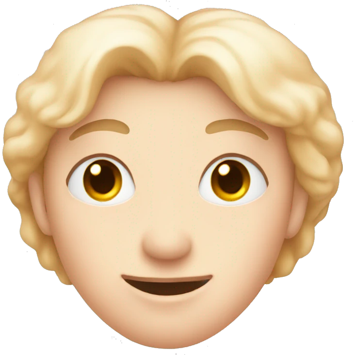 Pale peach heart emoji