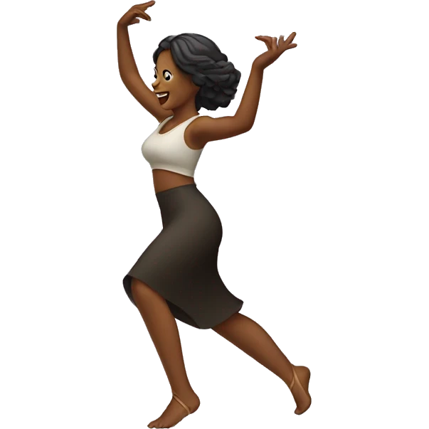 A women dancing  emoji