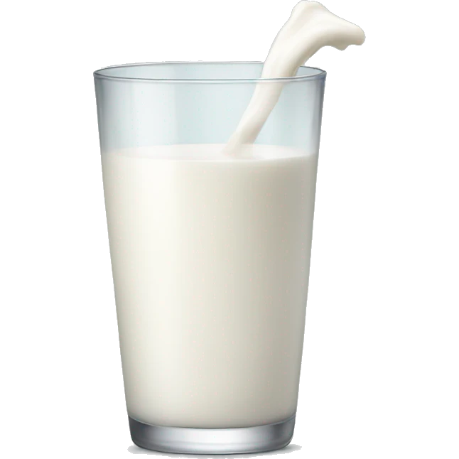 glass milk emoji