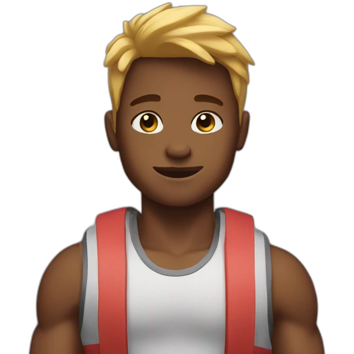 Create a gym asthetic boy emoji