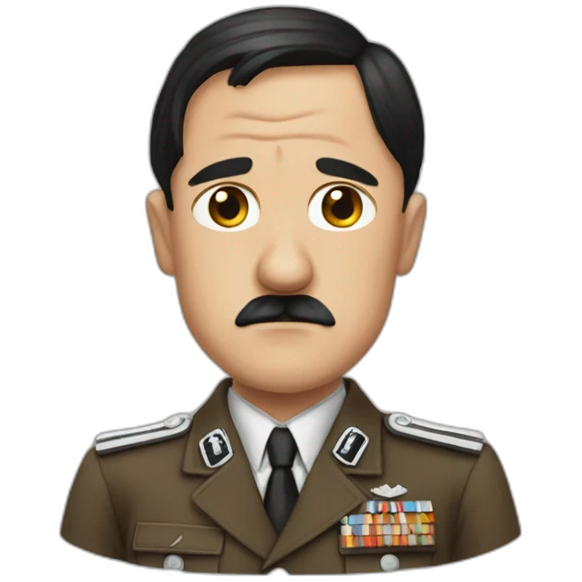 Hitler lève la main emoji