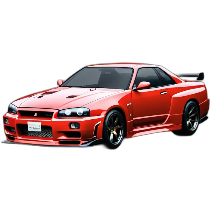 nissan skyline gtr r34 fast and furious 2 emoji
