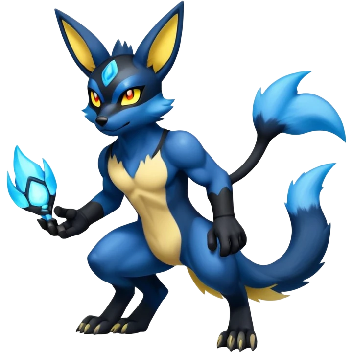 Lucario-Umbreon-Fusion-Hybrid-Creature emoji