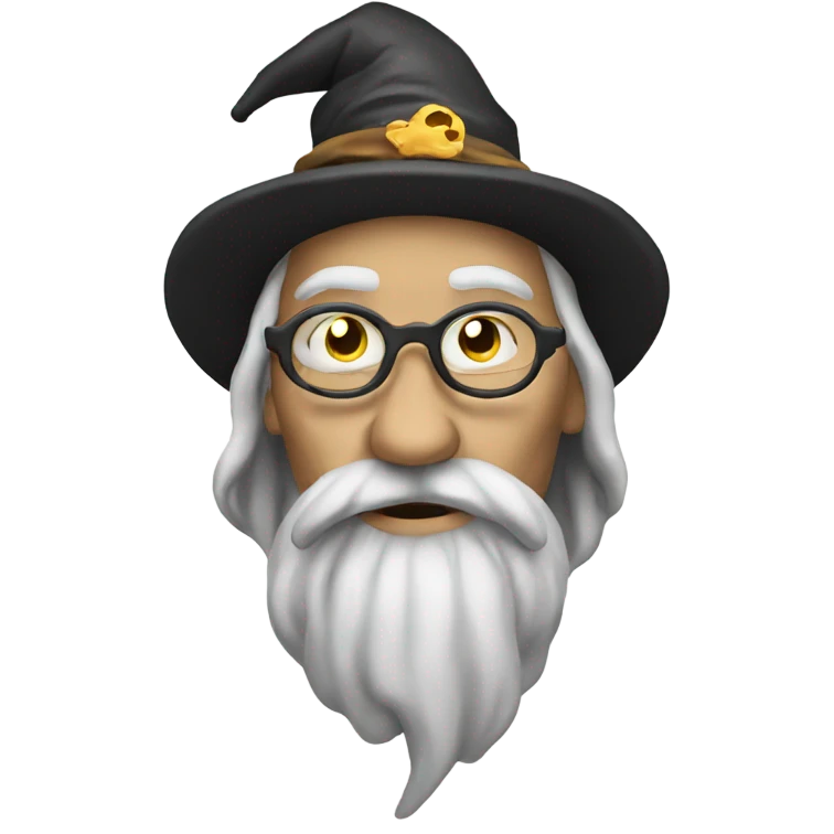 Smoking wizard emoji