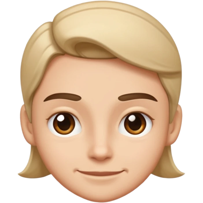 Make her cooler, more expressive raised brow + smirk emoji