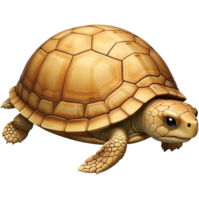 a cute beige domestic turtle  emoji