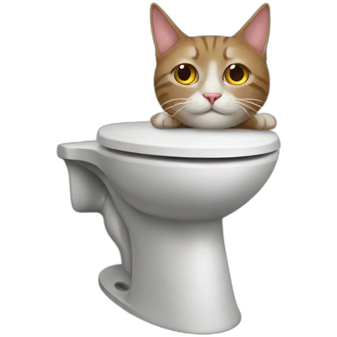 Cat-toilet-newspaper emoji