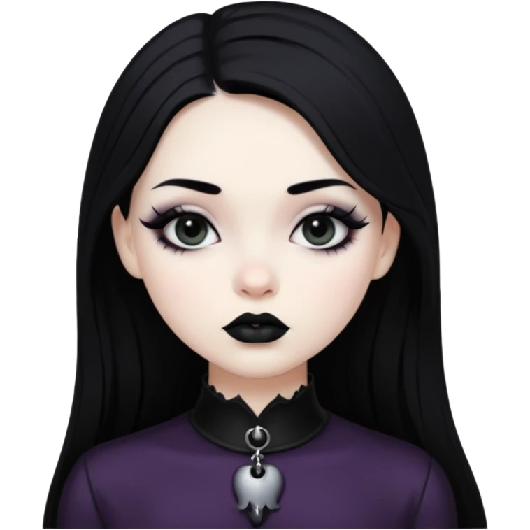 gothic girl  emoji