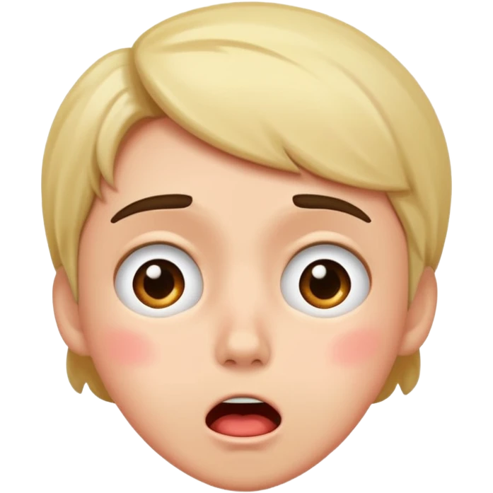 Embarrassed shock  emoji