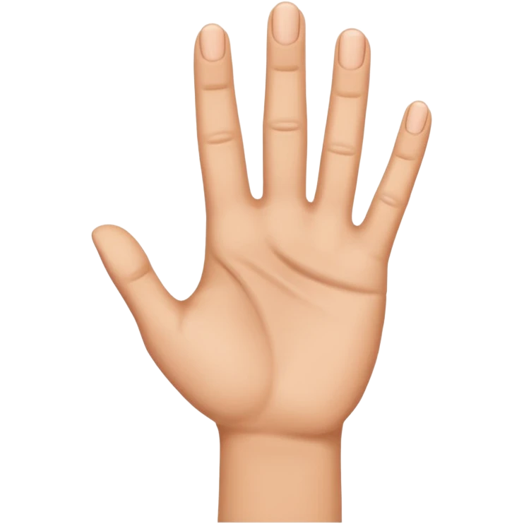 Hand hello emoji