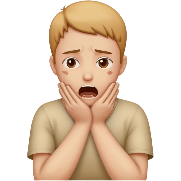 create emoji of someone choking themselves with there hands emoji