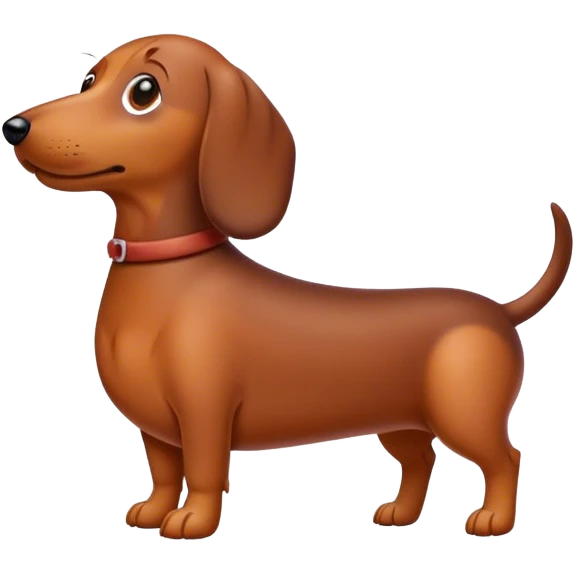 Sausage dog  emoji
