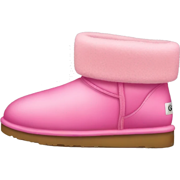 Pink UGG shoes emoji