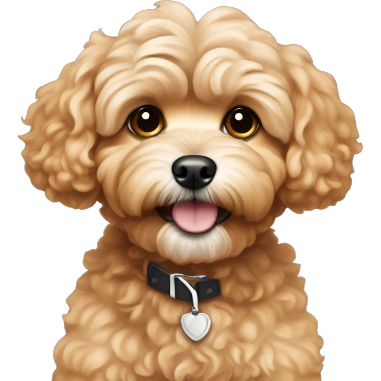 Caramel maltipoo emoji