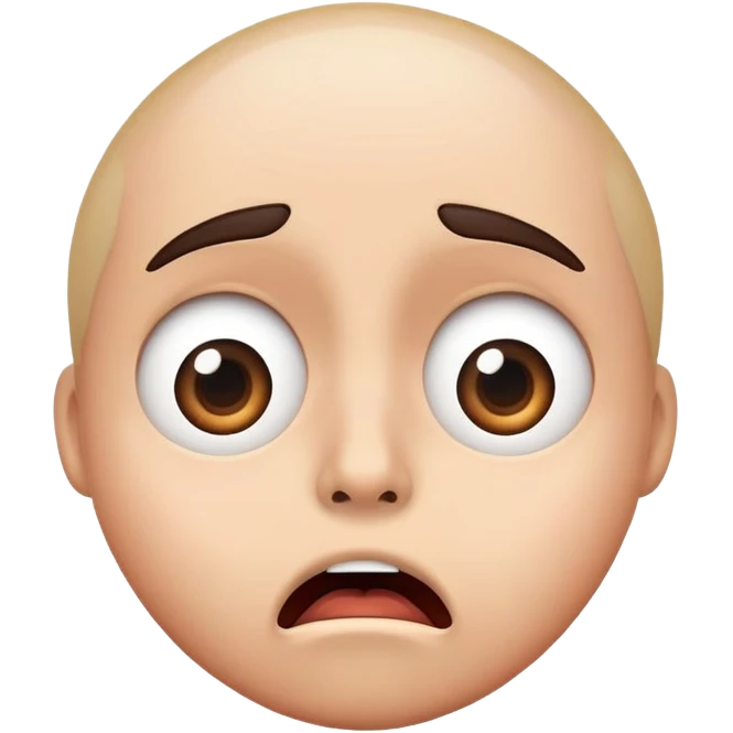 shocked scared face emoji